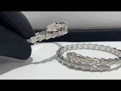 Juwelen 18k Stevig Gouden Echt Diamond Jewelry Luxury Hk Setting van het Bvlgari de Hoge Beëindigen