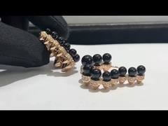 van de de oorringenluxe van de goede kwaliteitsdiamant van de douanejuwelen de oorrings18k juwelen van Cartier