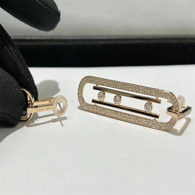 18 Karat Gold Diamond Earrings For Women