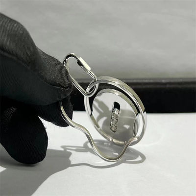 Arabic Jewelry 18 Karat Gold Jewelry VVS Diamond Round Engagement Rings