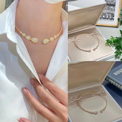18K Gold Jewelry Customized For Wedding Jewelry Sets Boucheron Necklace