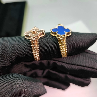 18K Yellow Gold, Agate, Diamond Vintage  Reversible Ring