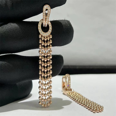 VVS Diamant Brand Juwelen Vrouwen HK Setting Rose Gold Diamanten Oornappen