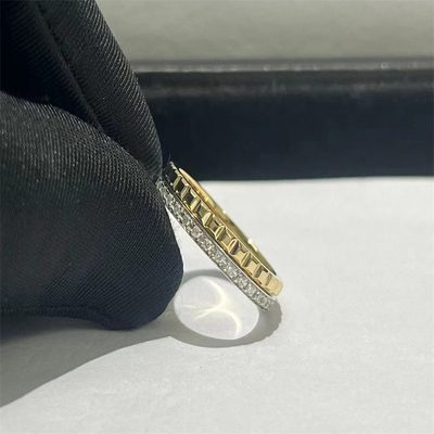 Luxe beste kwaliteit diamant HK Setting Juwelen Custom 18k Gold Diamond Ring
