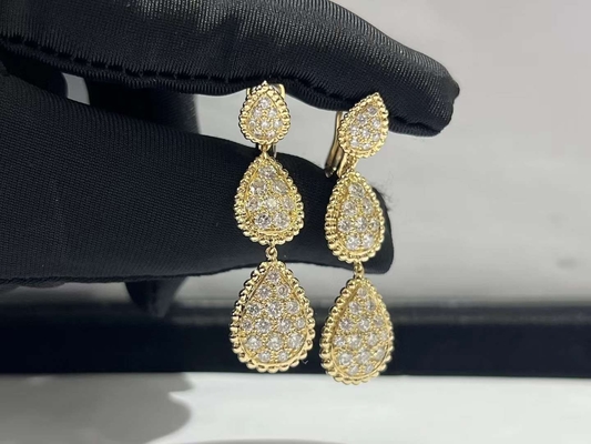 Van de de Juwelenfabrikant van China van de de juwelenwens van Real Diamond Jewelry Luxury Diamond Earrings de juwelen van het de luxemerk