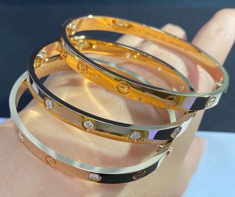 Unisex- van de de Juwelenverjaardag van 18k Gouden het Plaatsen van de Overeenkomstenhk Armband