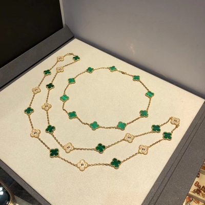18k gouden diamanten juwelen maat merk vier blad klaver armband