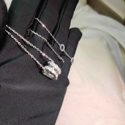 Luxe witgoud aangepaste high -end sieraden op maat gemaakt en luxueus