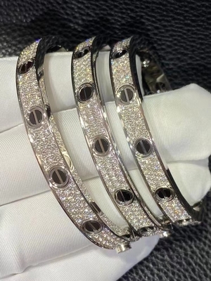 Brand De Love Armband N6032417 Vriendin Luxe Diamant Juwelen Juwelen Liefdes Armband 18k Wit Goud